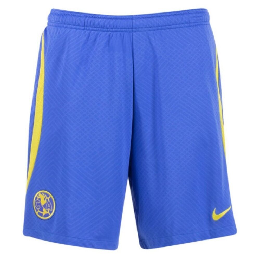 Nike Strike 23 Club America Blue & Yellow Soccer Shorts Slim Fit S